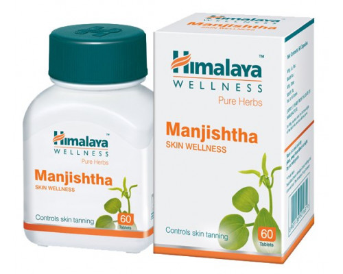 MANJISHTHA tablets Himalaya (МАНЖИШТА таблетки, очищение крови, Хималая), 60 таб.