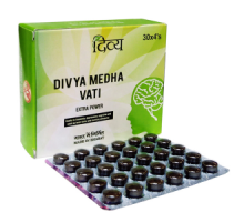 MEDHA VATI Extrapower Divya (Медха Вати, тоник для улучшения работы мозга, памяти, сосудов, Дивья), 120 таб.