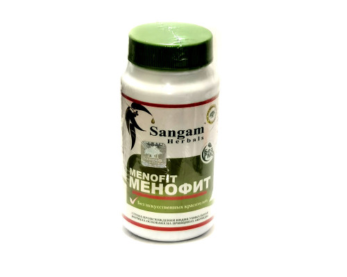 MENOFIT, Sangam Herbals (МЕНОФИТ, при менопаузе и климаксе, Сангам Хербалс), 60 таб. по 750 мг.
