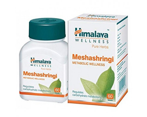 MESHASHRINGI Metabolic Wellness, Himalaya (МЕШАШРИНГИ, для нормализации уровня сахара в крови, Хималая), 60 таб.