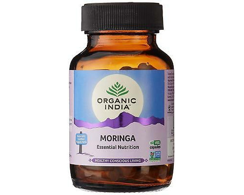 MORINGA Essential Nutrition, Organic India (МОРИНГА, необходимое питание, Органик Индия), 60 капс.