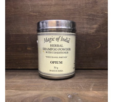Magic of India OPIUM (Сухой травяной шампунь Опиум, Мэджик оф Индия), 50 г.