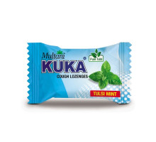 Multani KUKA Cough Lozenges, Tulsi Mint (Мултани, Кука Леденцы от кашля Мята и Туласи), 1 шт.