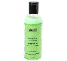NEEM SAT Hair Conditioner, Khadi (НИМ И САТ кондиционер для волос, Кхади), 210 мл.
