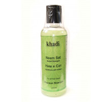 NEEM SAT Herbal Shampoo, Khadi (НИМ САТ шампунь для волос, Кхади), 210 мл.