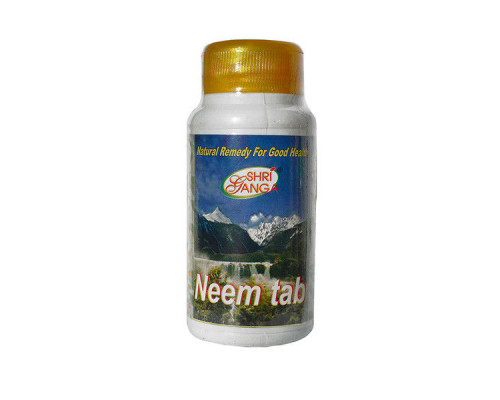 NEEM tab Shri Ganga (НИМ средство для очищения крови, Шри Ганга), 200 таб.