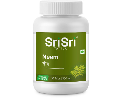 NEEM tablets Shri Shri (Ним таблетки Шри Шри, средство для очищения крови и кожи), 60 таб.