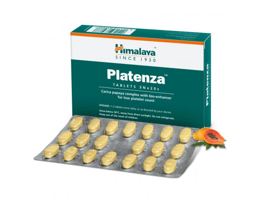 PLATENZA, Himalaya (ПЛАТЕНЗА, для повышения уровня тромбоцитов в крови, Хималая), 60 таб.