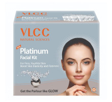 PLATINUM FACIAL KIT For Firm, Youthful Skin Boosts Skin Elasticity and Firmness, VLCC (ПЛАТИНА набор для омоложения, подтяжки и упругости кожи лица), 6x10 г.