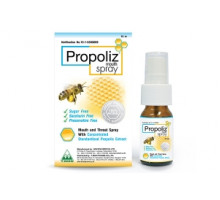 PROPOLIZ MOUTH SPRAY with Concentrated Standardized Propolis Extract, T.Man.Pharma (ПРОПОЛИЗ, спрей от боли в горле с концентрированным стандартизированным прополисом), 15 мл.