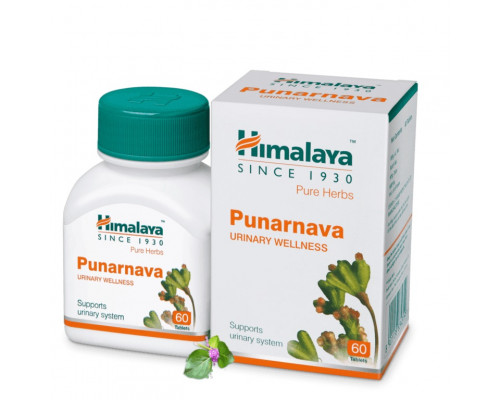 PUNARNAVA Urinary Wellness Himalaya (ПУНАРНАВА, Лечение мочеполовой системы, Хималая), 60 таб.