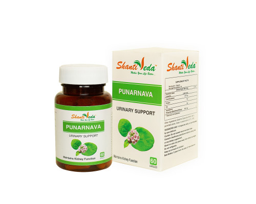 PUNARNAVA capsules Shanti Veda (Пунарнава в капсулах, Шанти Веда), 60 капс.