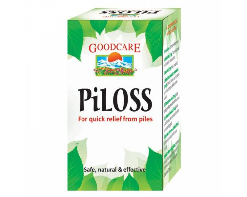 PiLOSS, Goodcare Baidyanath (ПИЛОСС (Пайлосс), от геморроя и тромбофлебита, Бадьянатх), 60 капс.