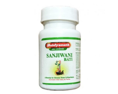 SANJIWANI BATI Baidyanath (Сандживани Бати (Вати), противовирусное средство, Бадьянатх), 80 таб.