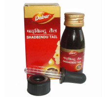Dabur / Шадбинду масло для лечения уха-горла-носа, 50 мл.
