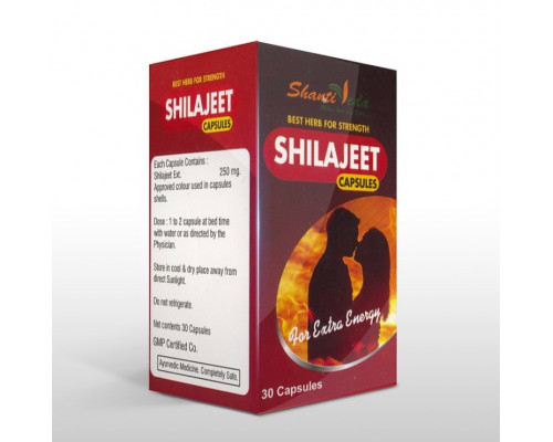 SHILAJEET Shanti Veda (Шиладжит (мумие) Шанти Веда), 30 капс.