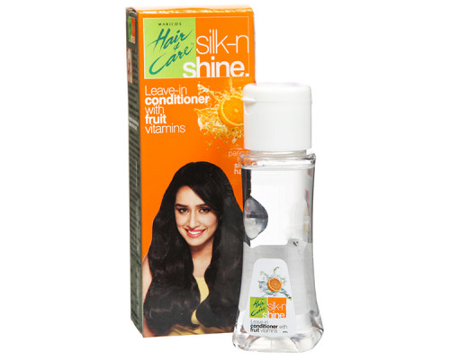 SILK-N SHINE Leave-in Conditioner, Marico (СИЛК Н ШАЙН Кондиционер для волос с витаминами, Марико), 50 мл.