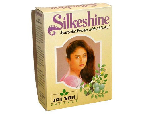 SILKESHINE Jai-Son (Силкшайн Аюрведический порошок с Шикакай для мытья волос), 50 г.