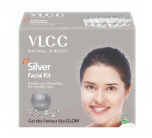 SILVER FACIAL KIT Purifies and Detoxifies For Healthy Skin, VLCC (БРИЛЛИАНТ набор для очищения и детоксикации кожи лица), 6x10 г.