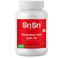SUDARSHAN VATI, Sri Sri Tattva (СУДАРШАН ВАТИ, от лихорадки и заболеваний печени, Шри Шри Таттва), 60 таб.