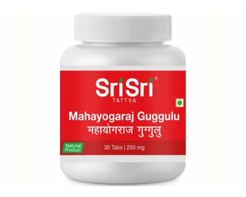 Shri Shri MAHAYOGARAJ GUGGULU (Махайогарадж Гуггул, Шри-Шри), 30 таб.