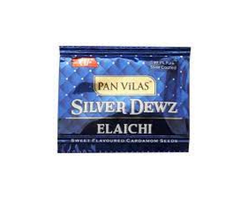 Silver Dewz ELAICHI Sweet Flavoured Cardamom Seeds (Сладкие семена кардамона (элайчи) в серебре), 0,14 г.