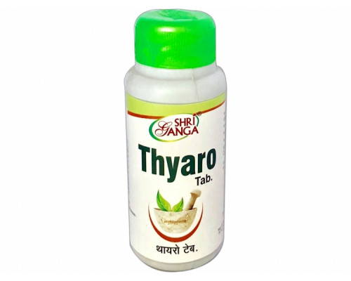 THYARO Tab., Shri Ganga (ТЬЯРО (ТХЪЯРО) Для щитовидной железы, Шри Ганга), 120 таб.