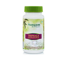 TRIPHALA GUGGULU, Sangam Herbals (ТРИФАЛА ГУГГУЛ, Сангам Хербалс), 60 таб. по 850 мг.