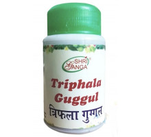 TRIPHALA GUGGUL, Shri Ganga (ТРИФАЛА ГУГГУЛ в таблетках, для очищения, омоложения организма, Шри Ганга), 50 г.