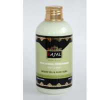 True Herbal Conditioner GREEN TEA & ALOE VERA, Kajal (ЗЕЛЕНЫЙ ЧАЙ И АЛОЭ (алое) ВЕРА натуральный смягчающий кондиционер для волос, Каджал), 200 мл.