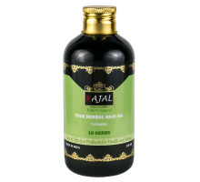 True Herbal Hair Oil  18 HERBS, Complex, Kajal (Травяное комплексное масло для волос 18 ТРАВ, Каджал), 200 мл.