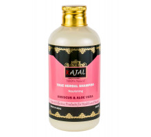True Herbal Shampoo HIBISCUS & ALOE VERA, Kajal (ГИБИСКУС И АЛОЭ (алое) ВЕРА натуральный питательный шампунь, Каджал), 200 мл.