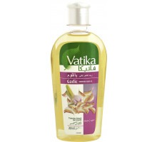Vatika GARLIC Enriched Hair Oil, Dabur (Ватика ЧЕСНОК Масло для волос, стимулирует естественный рост волос, Дабур), 200 мл.