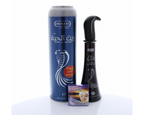 ZAIT AL HAYEE SNAKE OIL, Hemani (ЗМЕИНОЕ масло для волос, Хемани), 250 мл.
