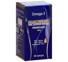 ПРОМЕГАРД Омега-3 + Витамин Е, Оксфорд (Promeguard, Oxford), 30 капс.